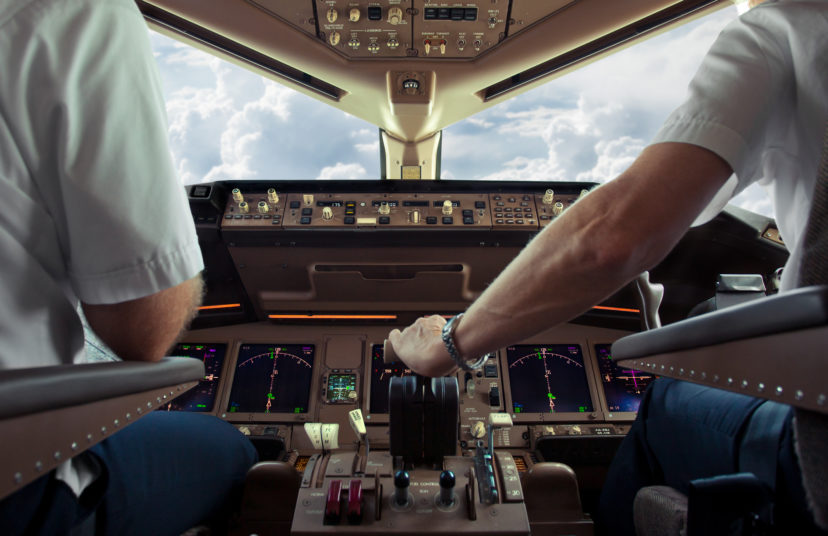 Aircraft cockpit and pilots